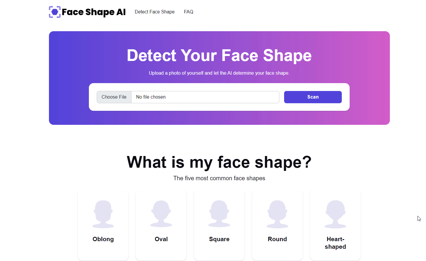 face shape detector